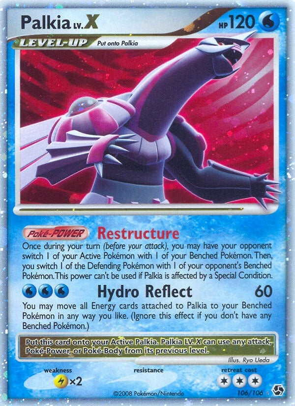 Palkia LV.X (106/106) [Great Encounters]