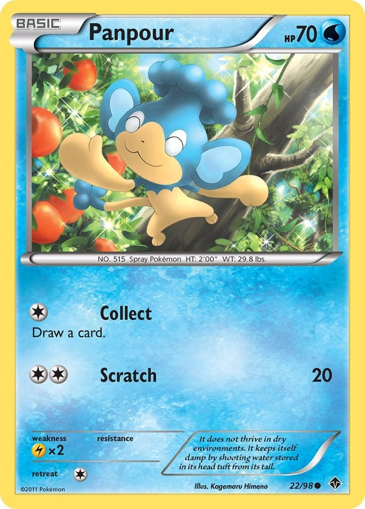 Image for Panpour (22/98) [Emerging Powers] - Pokemon