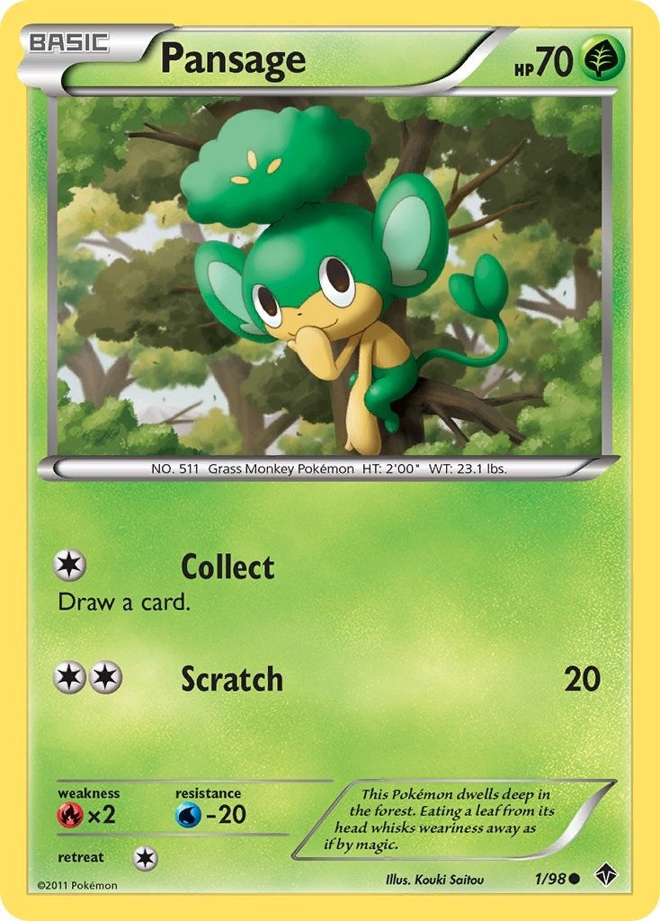 Image for Pansage (1/98) [Emerging Powers] - Pokemon