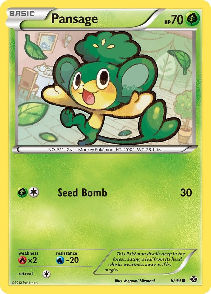Image for Pansage (6/99) [Next Destinies] - Pokemon