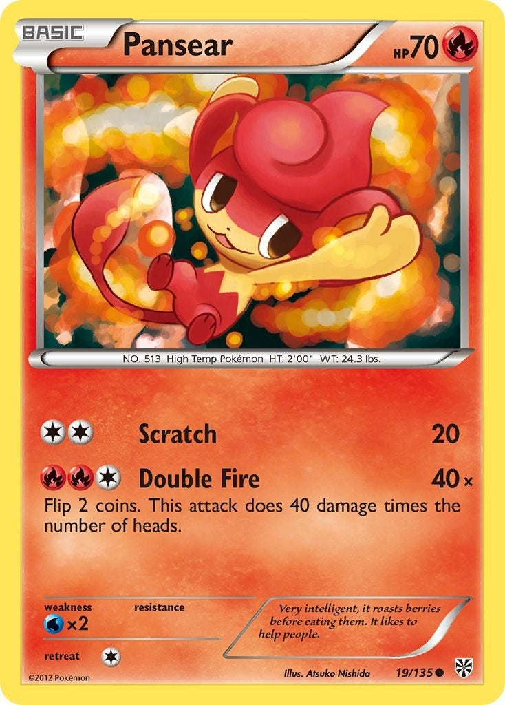 Image for Pansear (19/135) [Plasma Storm] - Pokemon