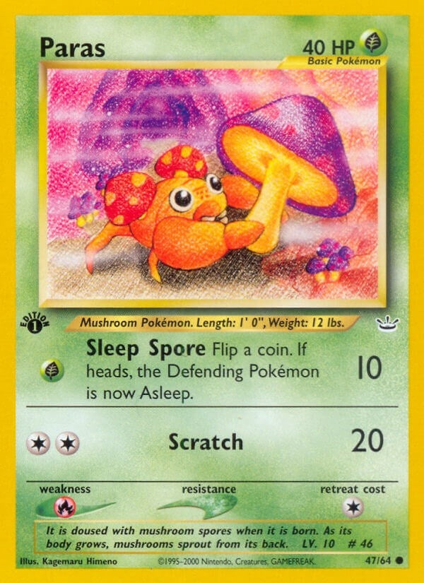 Image for Paras (47/64) [Neo Revelation] - Pokemon