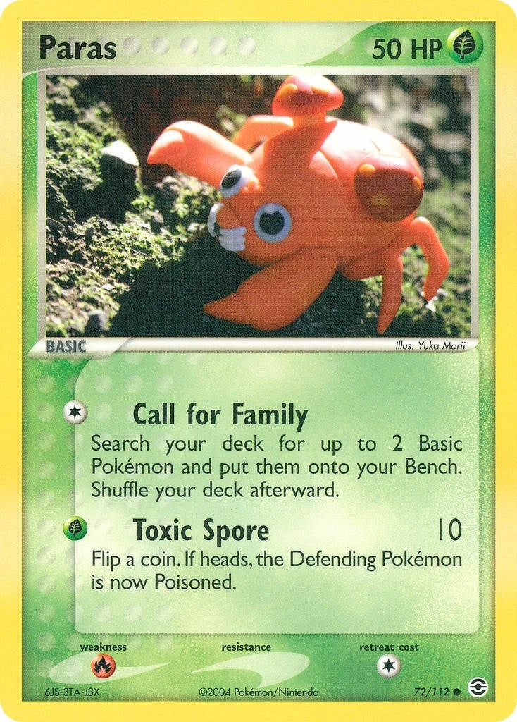 Image for Paras (72/112) [FireRed & LeafGreen] - Pokemon