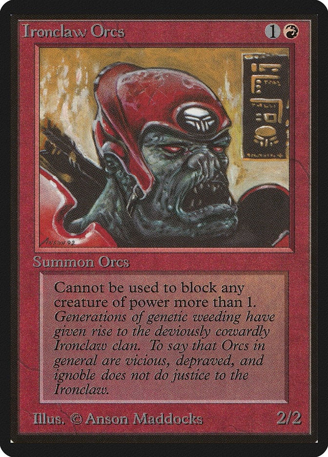Image for Ironclaw Orcs [Beta Edition] - Magic: The Gathering