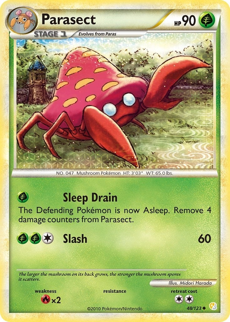 Image for Parasect (48/123) [HeartGold SoulSilver] - Pokemon