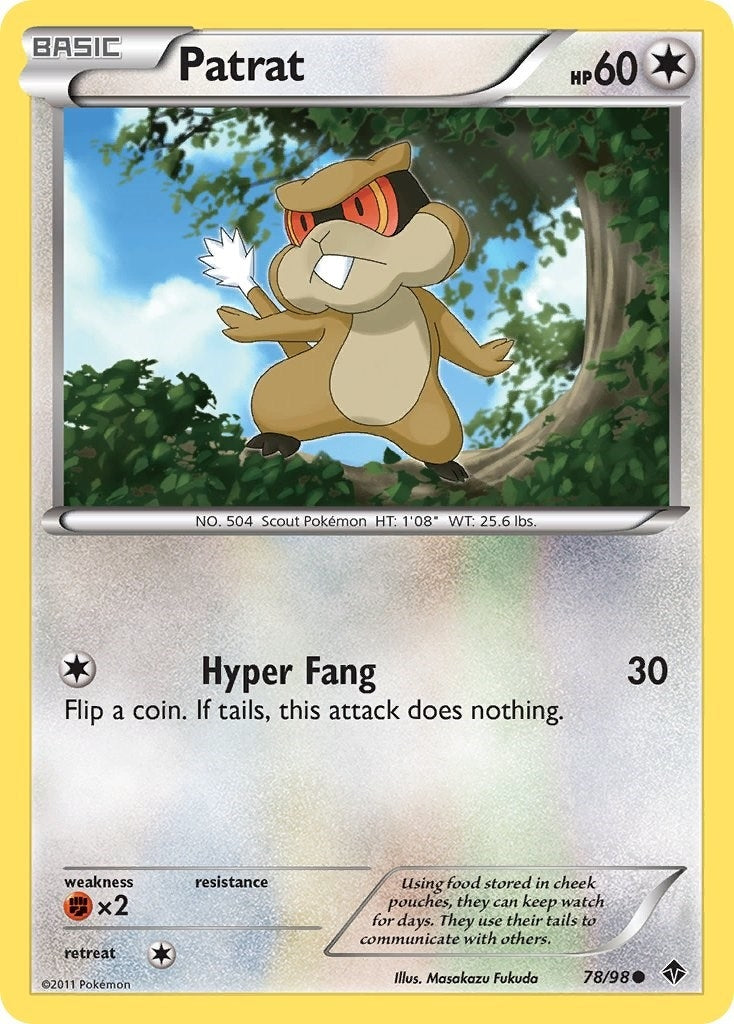 Image for Patrat (78/98) [Emerging Powers] - Pokemon