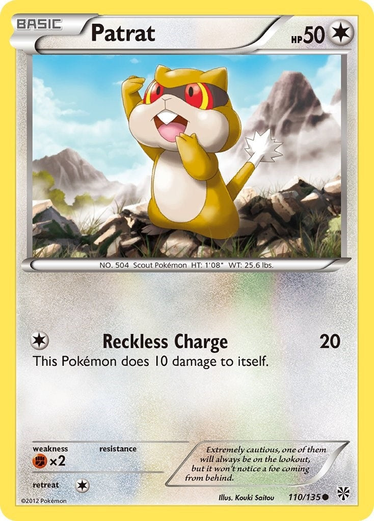 Image for Patrat (110) (110/135) [Plasma Storm] - Pokemon