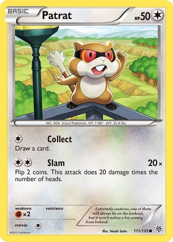 Image for Patrat (111) (111/135) [Plasma Storm] - Pokemon