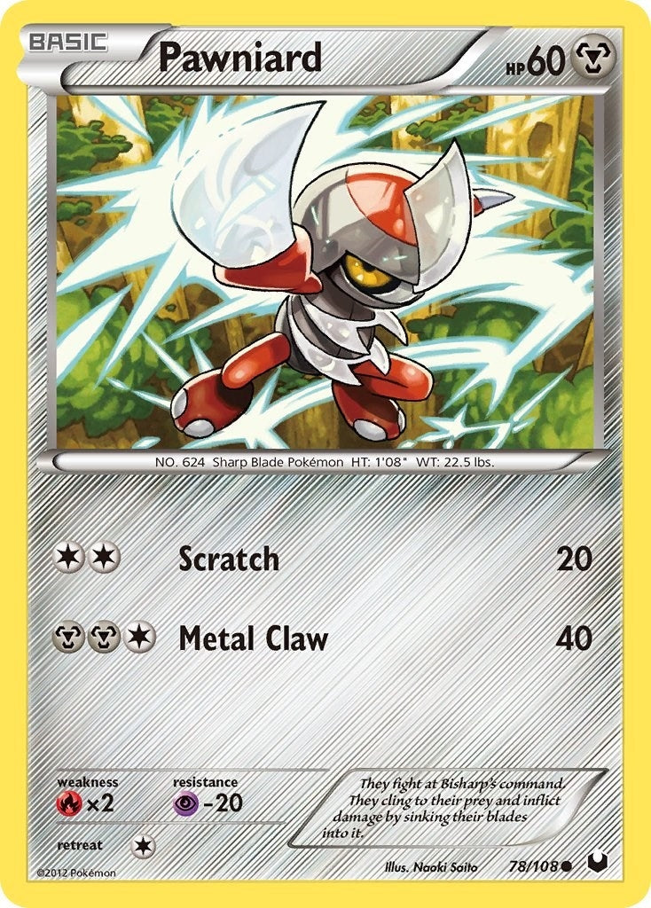 Image for Pawniard (78/108) [Dark Explorers] - Pokemon