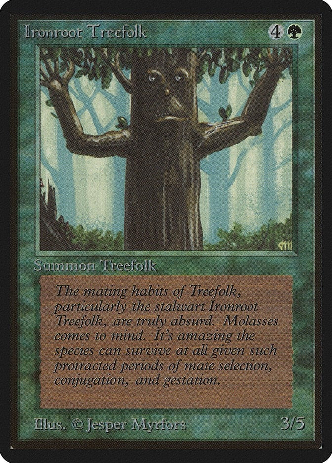 Image for Ironroot Treefolk [Beta Edition] - Magic: The Gathering