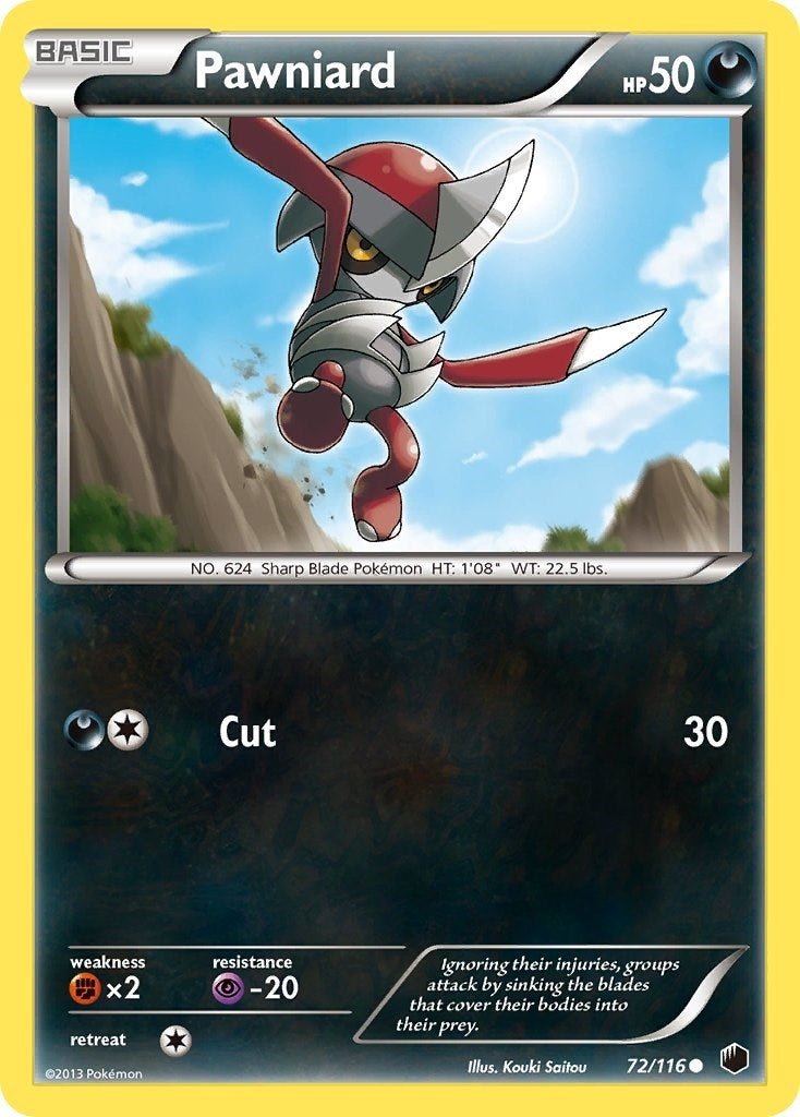 Image for Pawniard (72) (72/116) [Plasma Freeze] - Pokemon