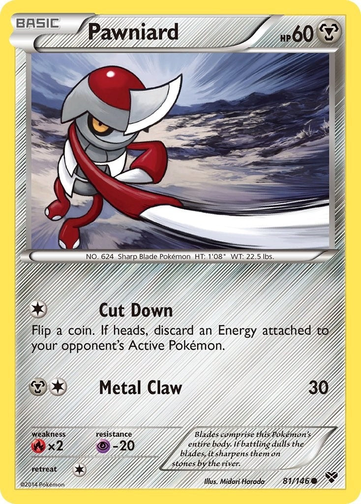 Image for Pawniard (81/146) [XY Base Set] - Pokemon