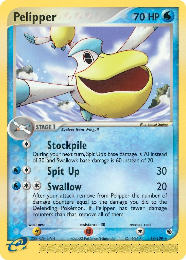 Image for Pelipper (19/109) [Ruby and Sapphire] - Pokemon