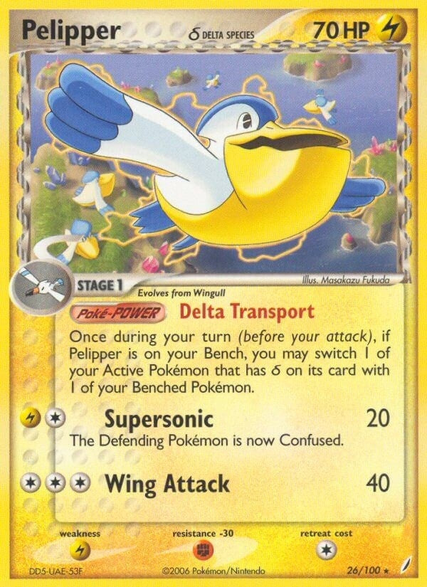 Image for Pelipper (Delta Species) (26/100) [Crystal Guardians] - Pokemon