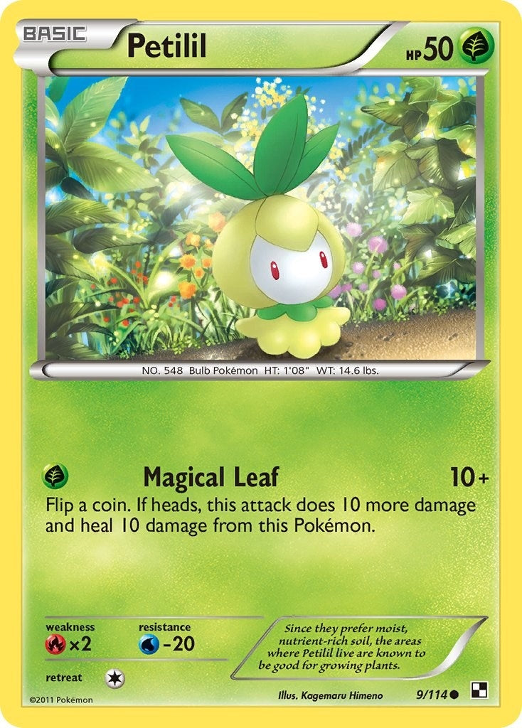 Image for Petilil (9/114) [Black and White] - Pokemon