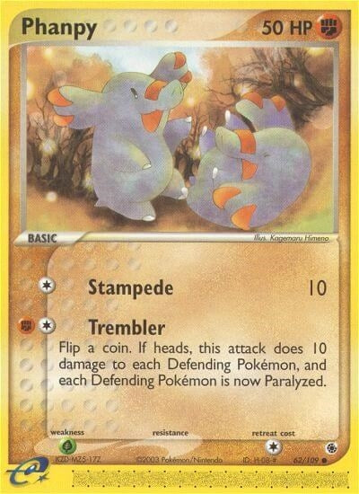 Image for Phanpy (62/109) [Ruby and Sapphire] - Pokemon