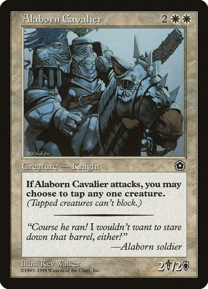 Image for Alaborn Cavalier [Portal Second Age] - Magic: The Gathering