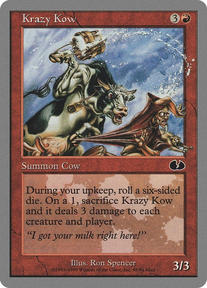 Image for Krazy Kow (48) [Unglued] - Magic: The Gathering