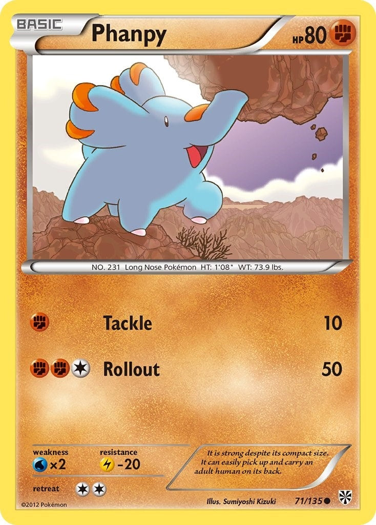 Image for Phanpy (71/135) [Plasma Storm] - Pokemon
