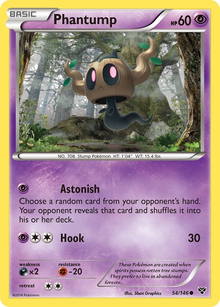 Image for Phantump (54/146) [XY Base Set] - Pokemon