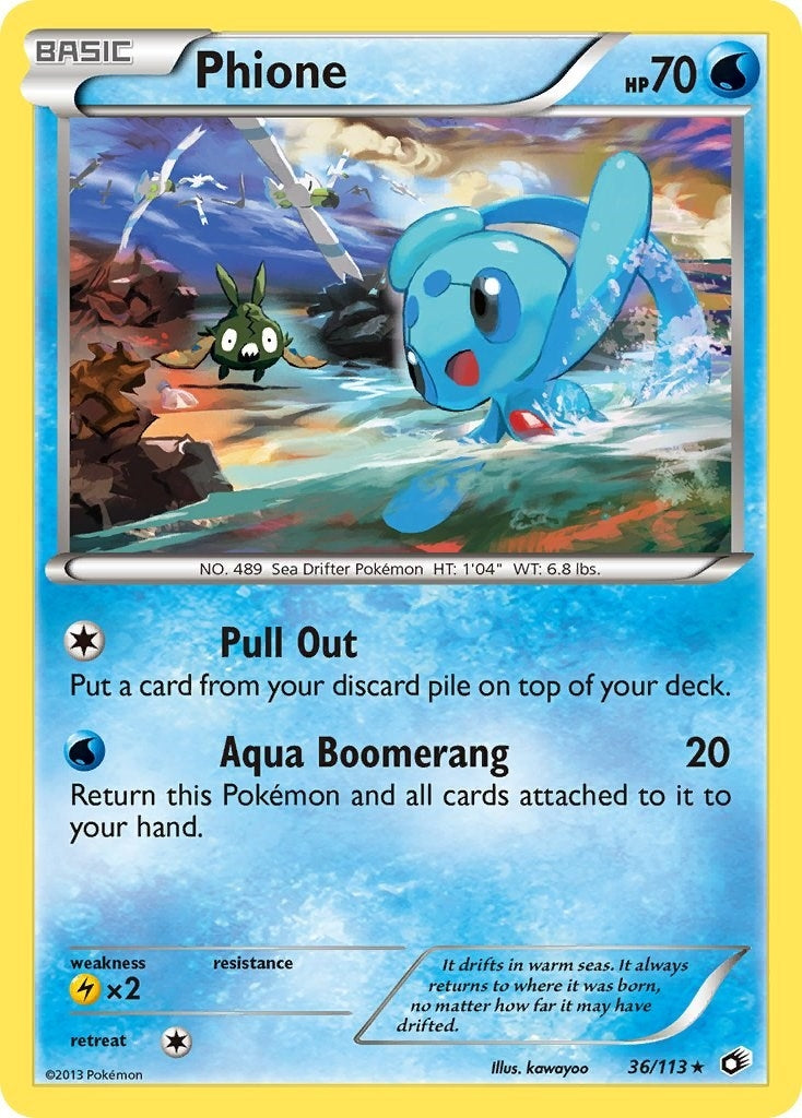 Image for Phione (36/113) [Legendary Treasures] - Pokemon