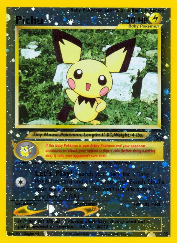Image for Pichu (35/53) [WoTC Promo] - Pokemon