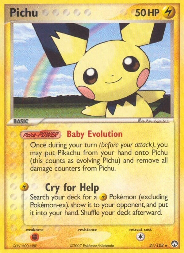 Image for Pichu (21/108) [Power Keepers] - Pokemon