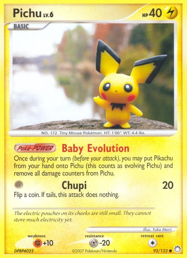 Image for Pichu (93/123) [Mysterious Treasures] - Pokemon
