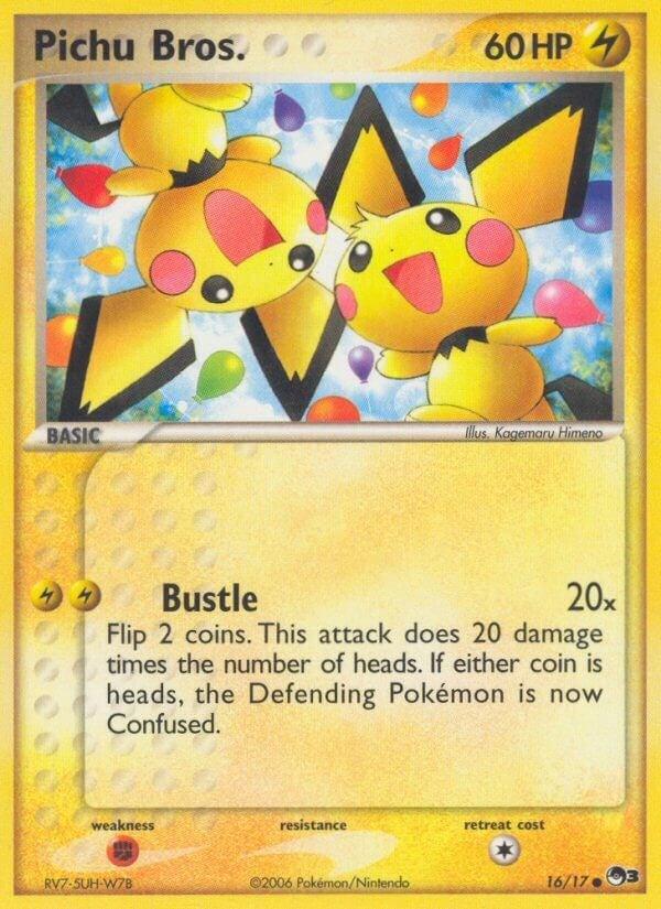 Image for Pichu Bros. (016/017) [POP Series 3] - Pokemon