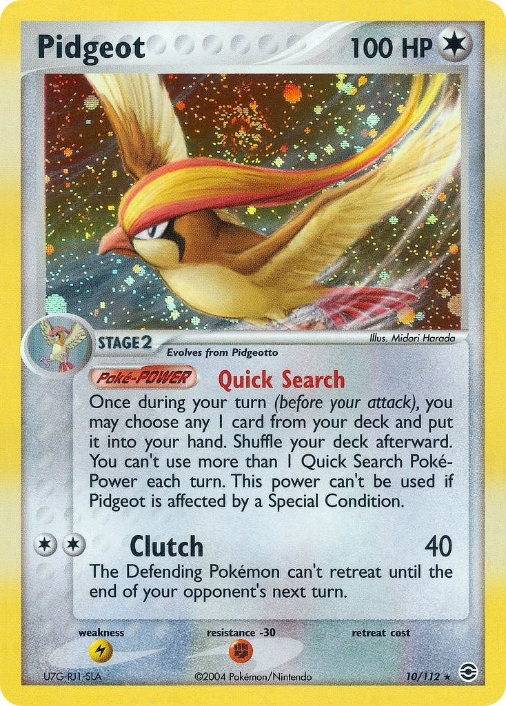 Image for Pidgeot (10/112) [FireRed & LeafGreen] - Pokemon