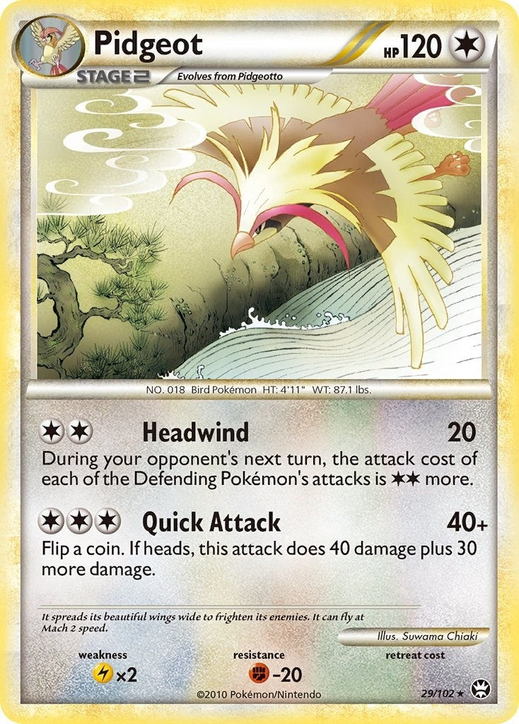 Image for Pidgeot (29/102) [Triumphant] - Pokemon