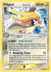 Image for Pidgeot (Delta Species) (14/110) [Holon Phantoms] - Pokemon
