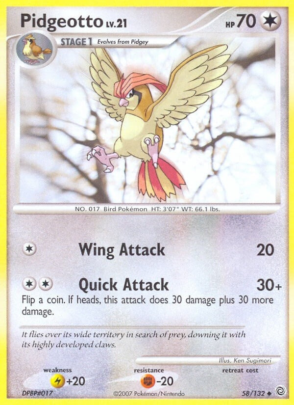 Image for Pidgeotto (58/132) [Secret Wonders] - Pokemon