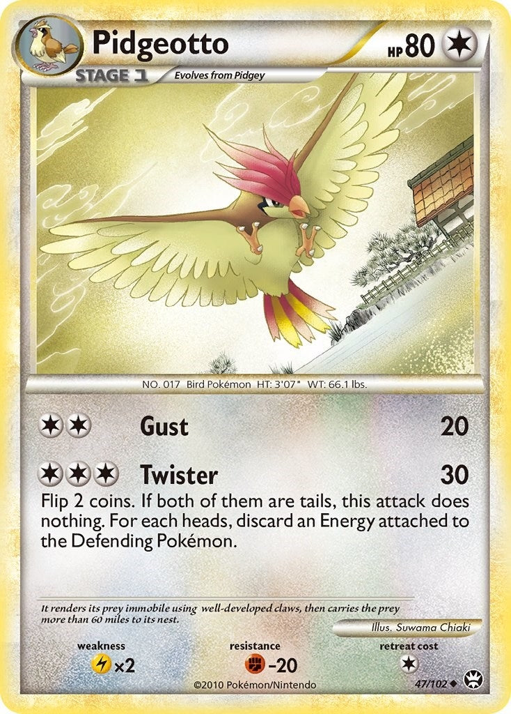Image for Pidgeotto (47/102) [Triumphant] - Pokemon