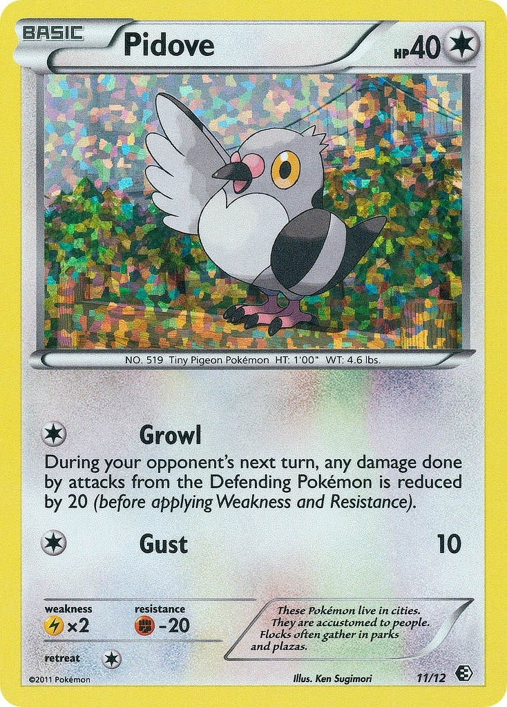 Image for Pidove (011/012) [McDonald's Promos 2011] - Pokemon