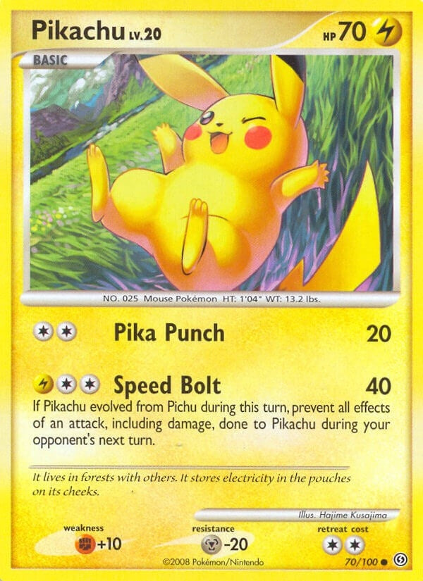 Image for Pikachu (70/100) [Stormfront] - Pokemon
