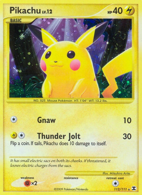 Image for Pikachu (112/111) [Rising Rivals] - Pokemon