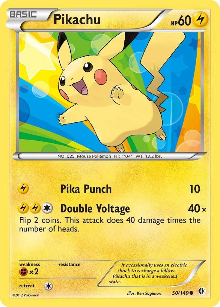 Image for Pikachu (50/149) [Boundaries Crossed] - Pokemon