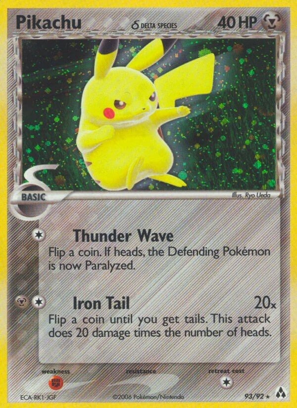 Image for Pikachu (Delta Species) (93/92) [Legend Maker] - Pokemon