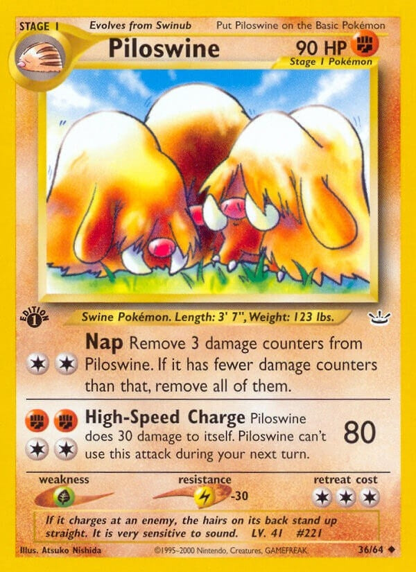 Image for Piloswine (36/64) [Neo Revelation] - Pokemon