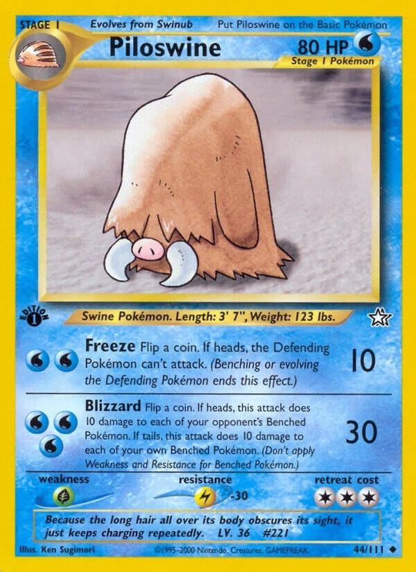 Image for Piloswine (044/111) [Neo Genesis] - Pokemon