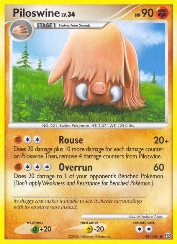 Image for Piloswine (46/100) [Stormfront] - Pokemon