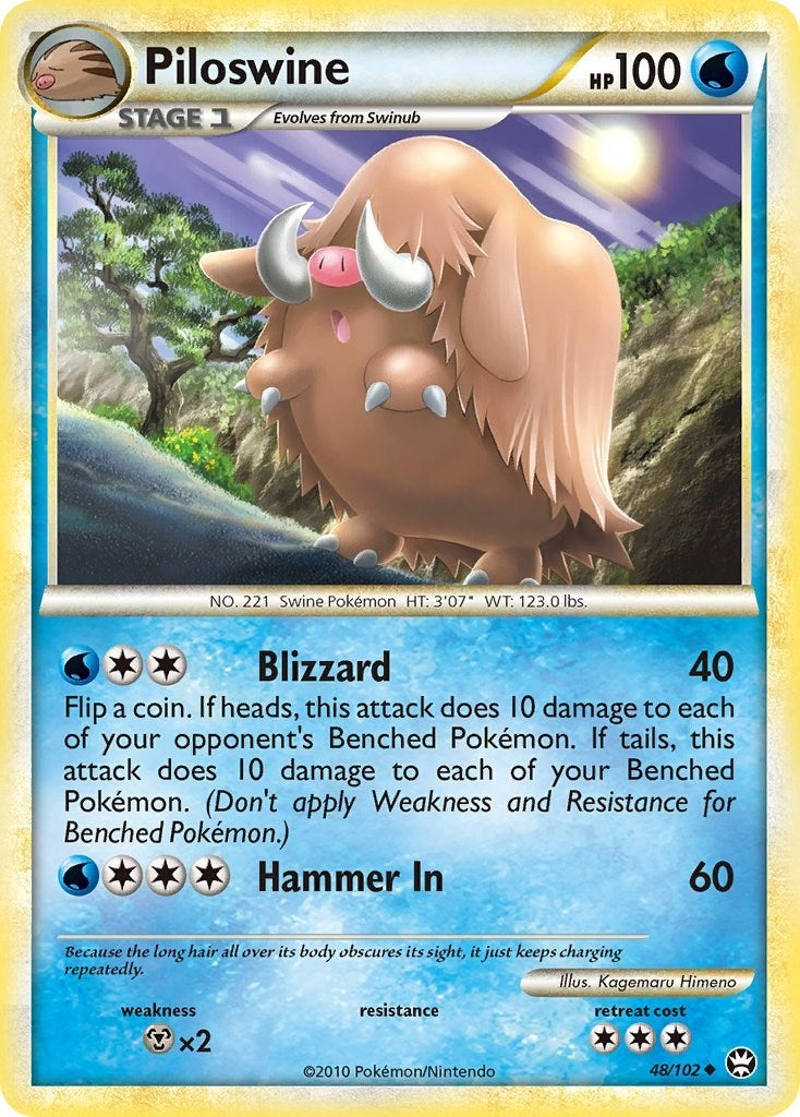 Image for Piloswine (48/102) [Triumphant] - Pokemon