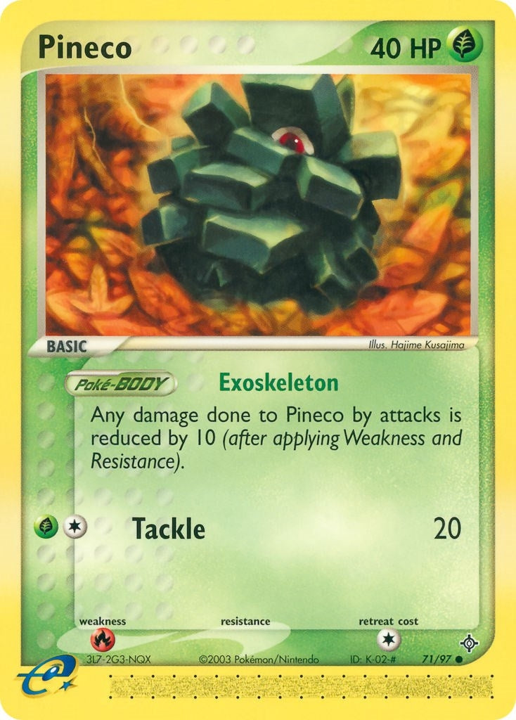 Pineco (71/97) [Dragon]