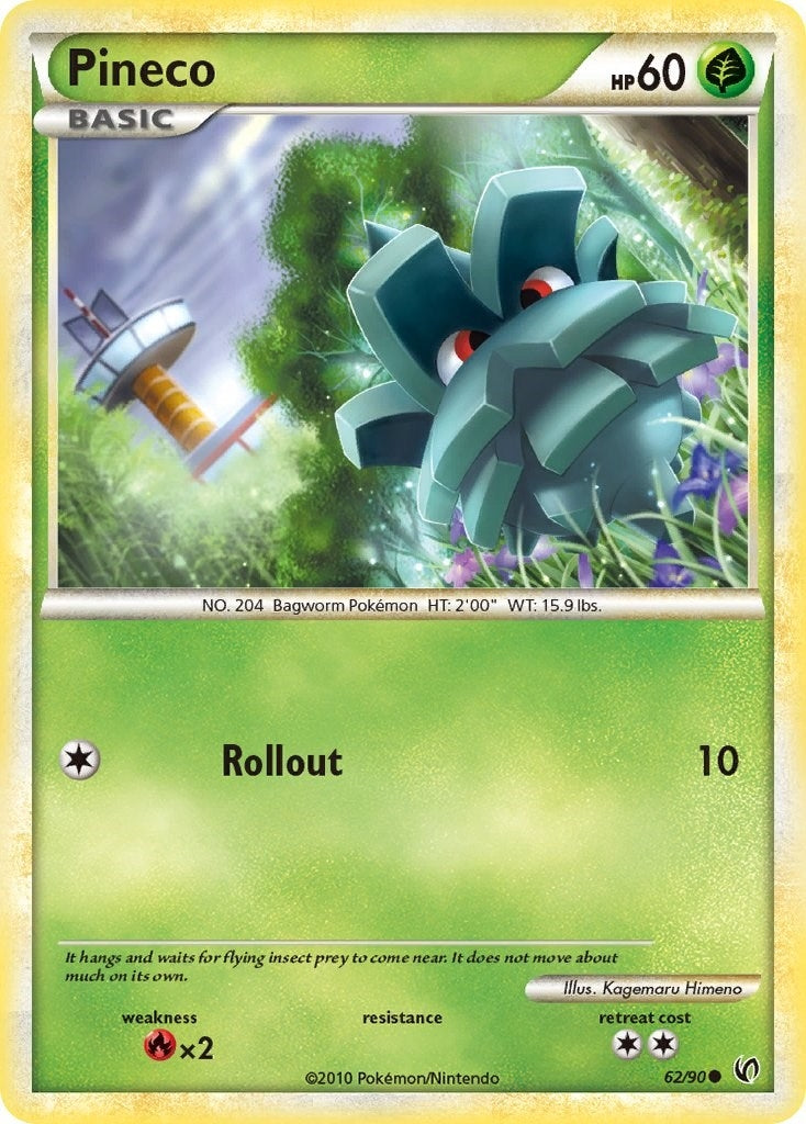 Image for Pineco (62) (62/90) [Undaunted] - Pokemon