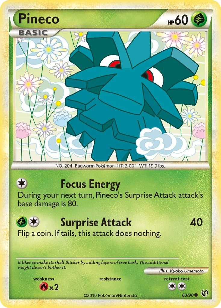 Image for Pineco (63) (63/90) [Undaunted] - Pokemon