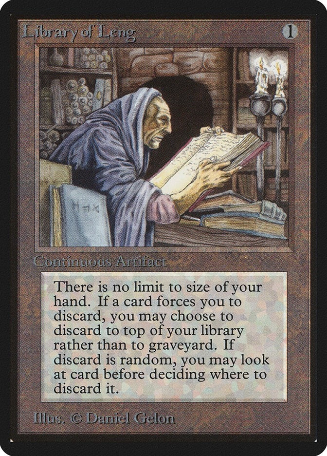 Image for Library of Leng [Beta Edition] - Magic: The Gathering