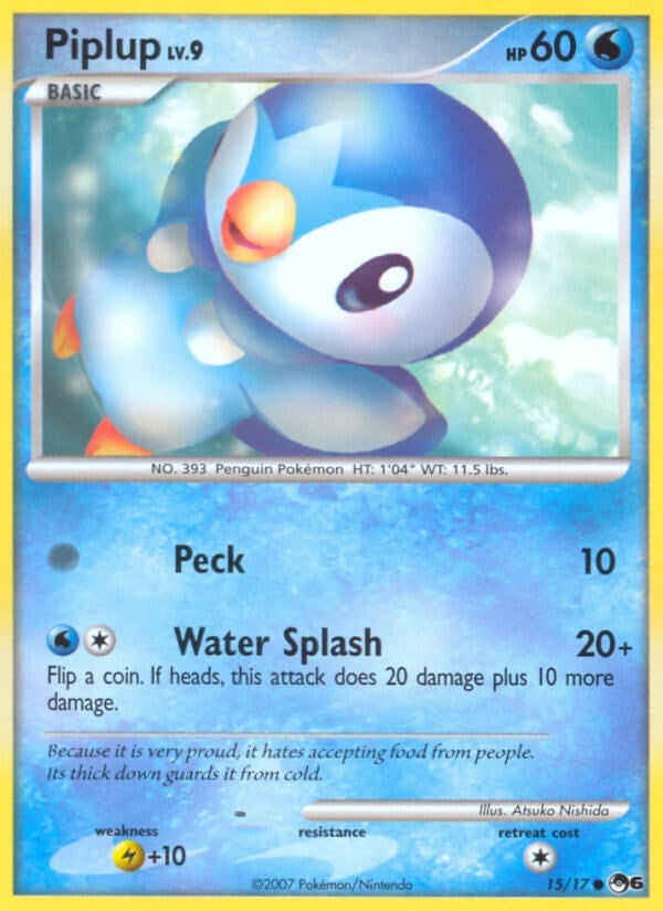 Image for Piplup (015/017) [POP Series 6] - Pokemon