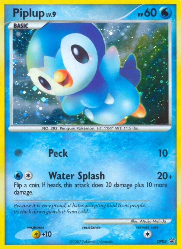 Image for Piplup - DP03 (DP03) [Diamond and Pearl Promos] - Pokemon