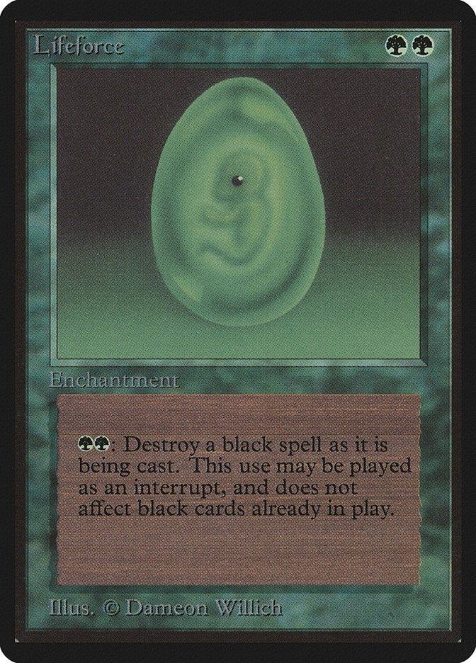 Image for Lifeforce [Beta Edition] - Magic: The Gathering